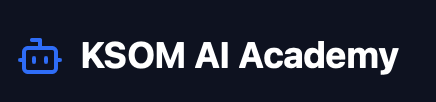 KSOM AI Academy logo